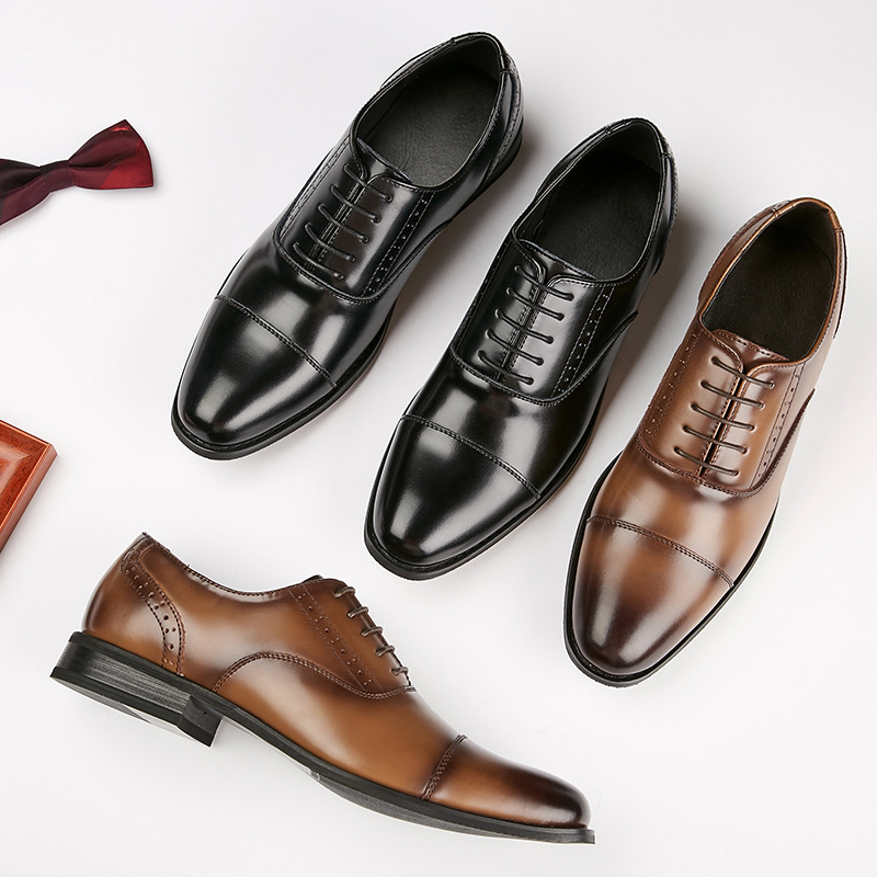 私人订制真皮鞋商务正装绅士鞋