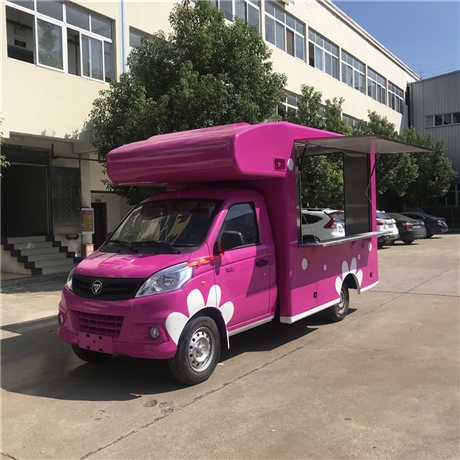 夜市摆摊神器地摊小吃车三面展开现车