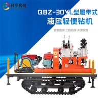 小型30米地质钻机 履带打孔取样勘探钻机 自动提钻