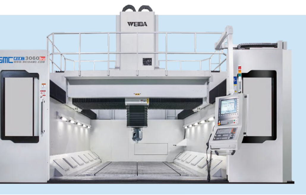 江西长梅机电威达重工gmc2232bu五轴桥式高速龙门加工中心