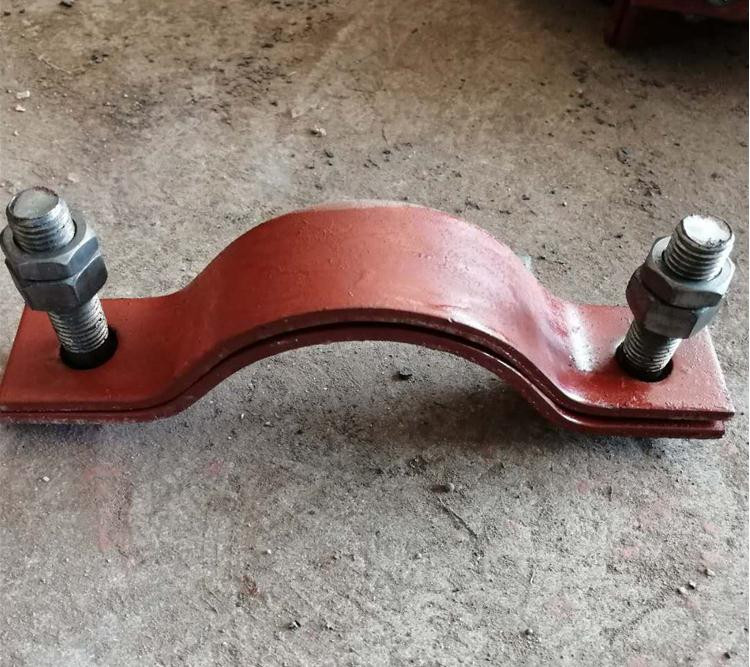 标准型镀锌双螺栓管夹 a5基准型双螺栓管卡 u型双孔管夹