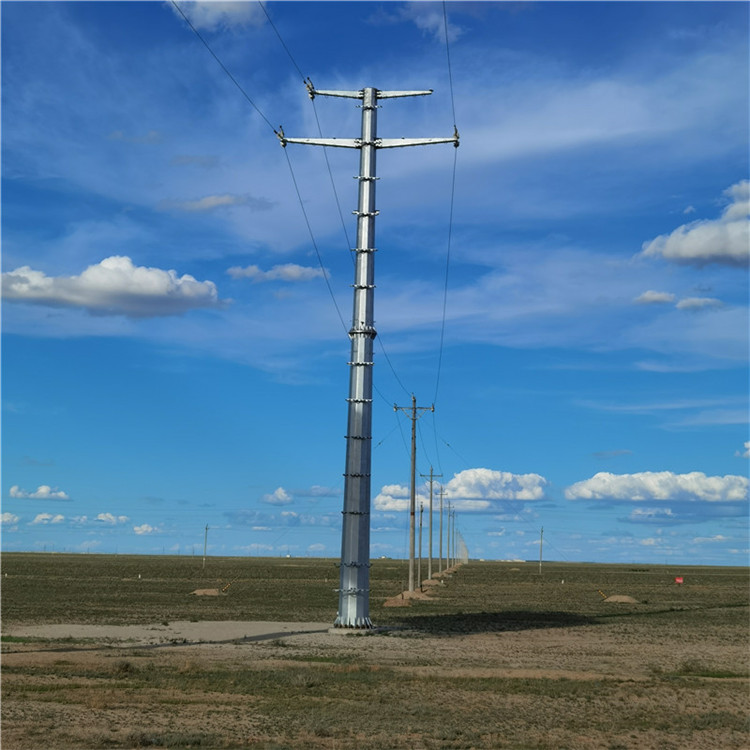 东北电力双线杆分支钢管杆四回钢管杆电力钢管杆型号
