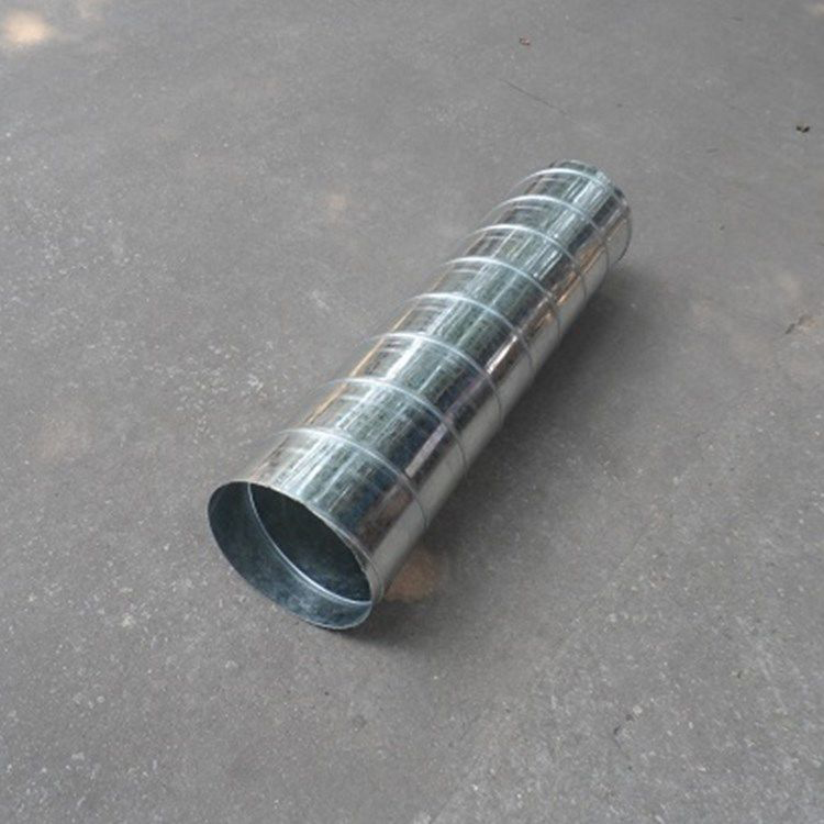 圆形排烟白铁皮风管 新诚 除尘用螺旋风管 镀锌螺旋风管厂家