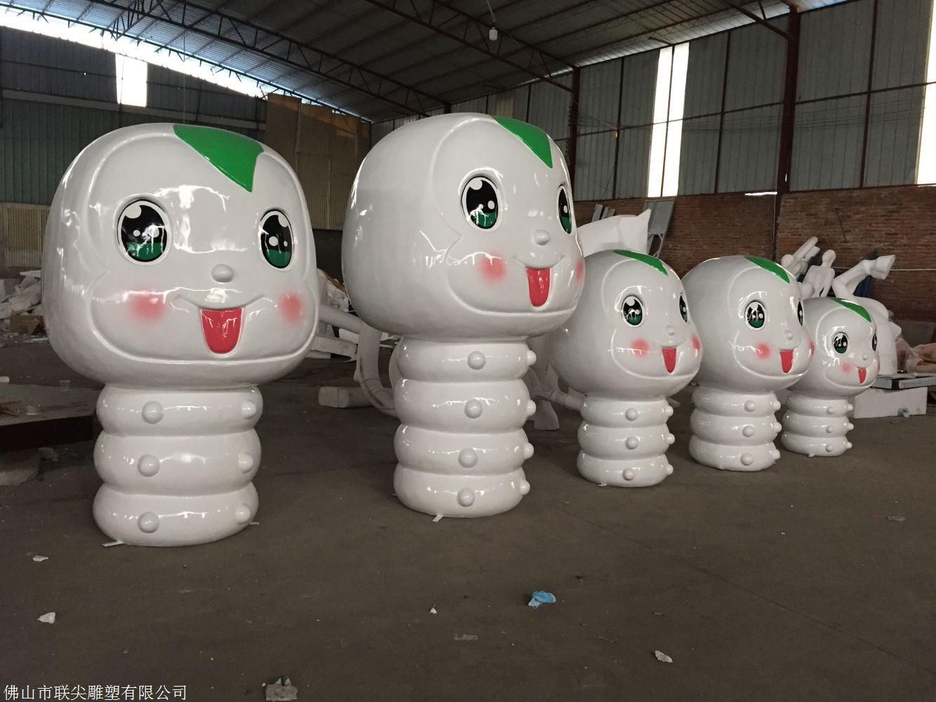 玻璃钢现货熊卡通雕塑 广场公园玻璃钢装饰 湖南玻璃钢报价