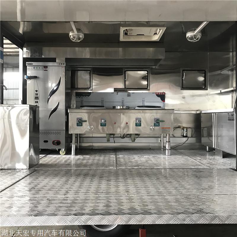 陕西渭南大型餐车厂家价格 江淮流动宴席车流动厨房