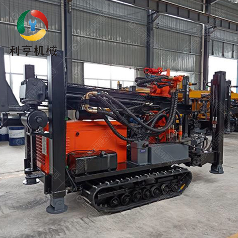 180型髙支腿履带钻机 岩石气动打井机 小型气动钻探机