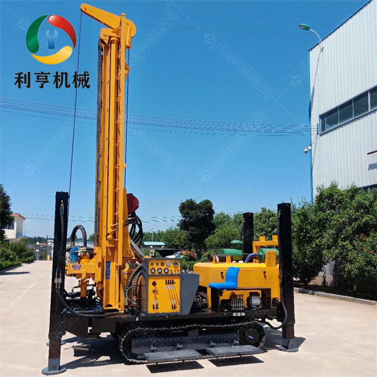 200米气动打井机 履带水井钻机 百米岩石钻井机