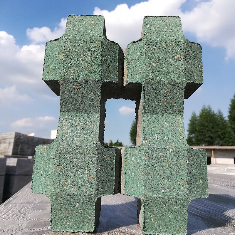 珠海背心植草砖厂家 建基 中山井字植草砖 仿石pc透水建菱环保砖