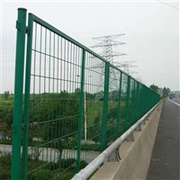 天桥防护网 桥梁浸塑框架网 桥梁焊接围网