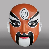 玻璃钢戏剧人物脸谱雕塑，大型戏曲脸谱模型厂家推荐，图片展示