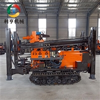 利亨QY系列水井钻机 180米冲击式气动履带打井机