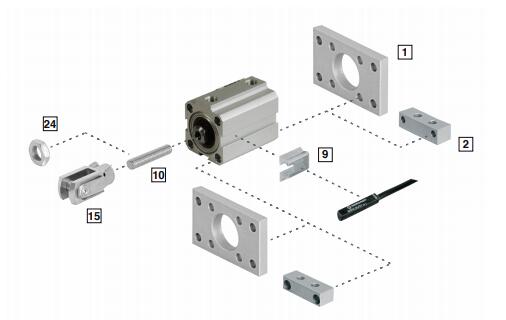 NORGREN紧凑型气缸技术明细
