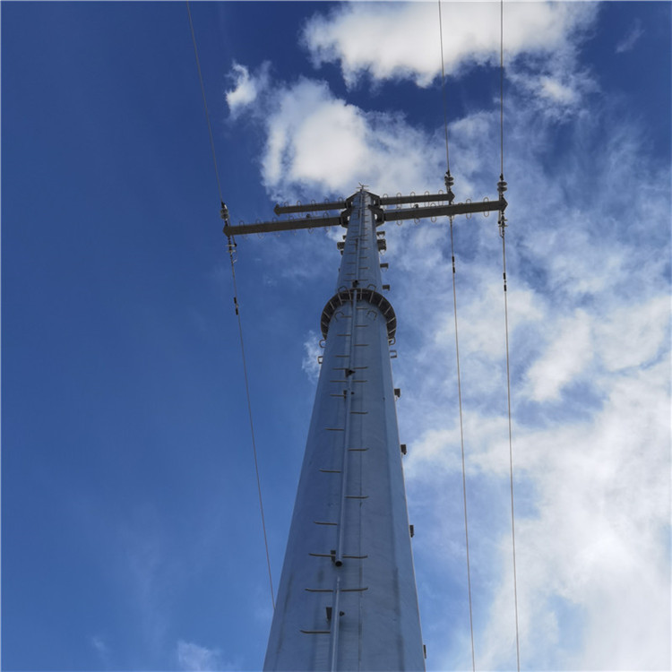 黑龍江電線桿廠 電力終端桿  13米電力鋼管桿來圖定做