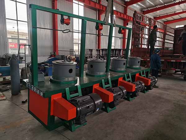 莱芜钢筋拉丝机拉丝机牙尖精恒滑轮式拉丝机