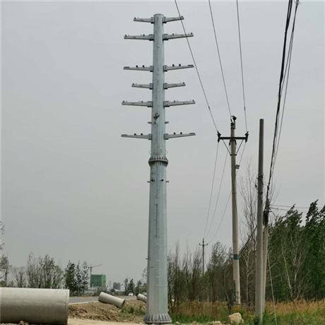 河北电力钢杆 15米钢管杆重量 钢管杆图片 厂家批发  