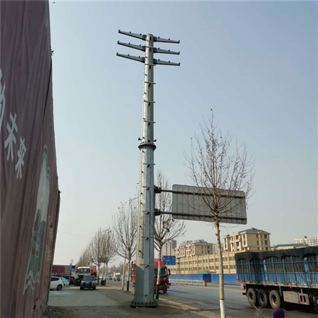河北省电力电杆 造价分支钢管杆 110kv钢管杆重量
