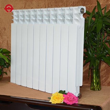不熏墙钢制暖气片 丹帝 双金属压铸铝散热器定制