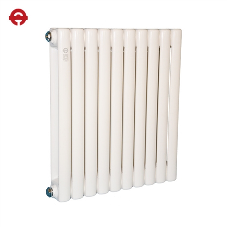 钢两柱暖气片散热器 耐腐蚀 50方片头钢制散热器厂家定制