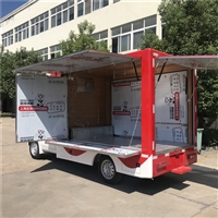 商业区流动流动小吃车三面展开可分期