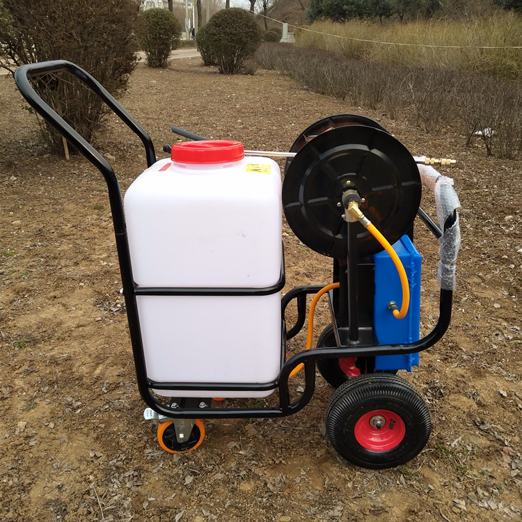 销售12v电瓶打药机 自走式电动打药机 街道社区消杀喷雾器