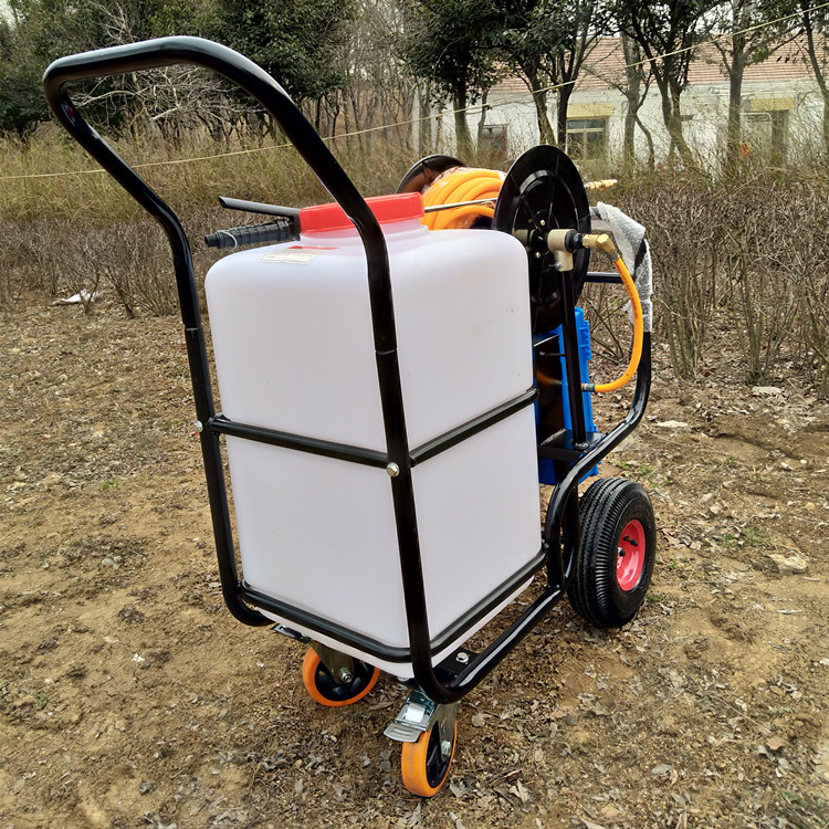 销售12v电瓶打药机 自走式电动打药机 街道社区消杀喷雾器