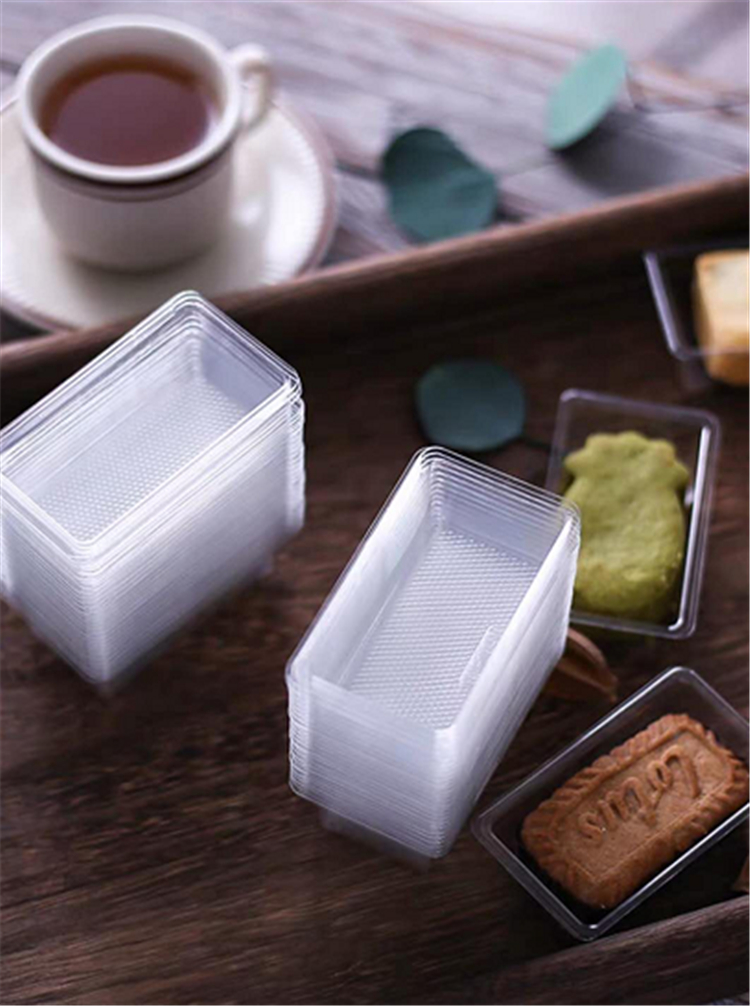 透明吸塑长方形糕点底托 长方形正方形面包蛋糕内托