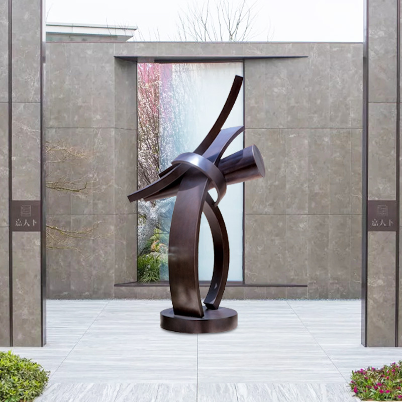 不锈钢庭院造型雕塑