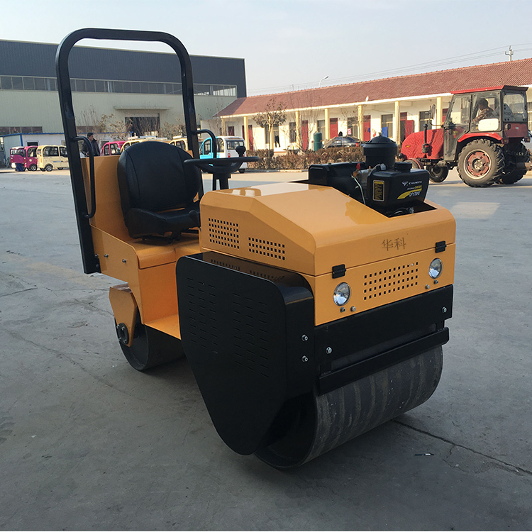 hk-600c 混凝土路面筑路工具 1吨小型压路机