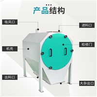 恒富机械石粉大杂初清设备 除杂率大于等于百分之九十八