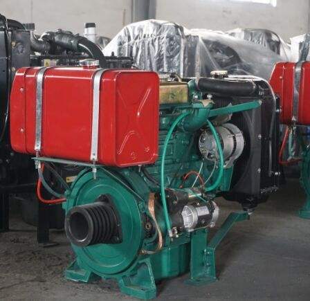水冷2105双缸船用柴油机35马力配挂桨机用25千瓦船用发动机