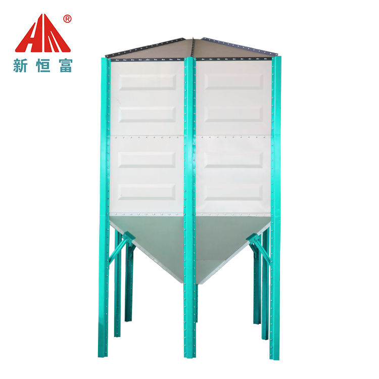 恒富机械加厚式拼装料仓 容量定制