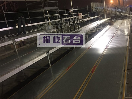 北京现代巡展观众看台活动搭建