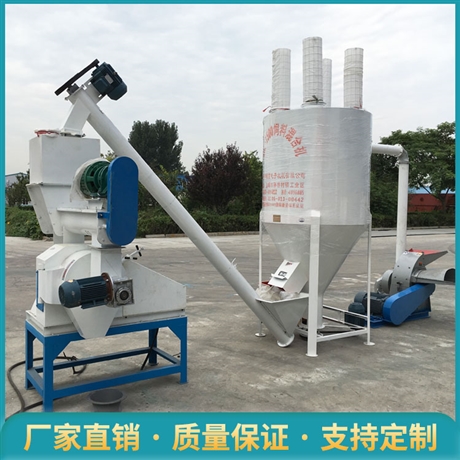 恒富机械肉羊小型颗粒机组 养羊场简易草粉机组