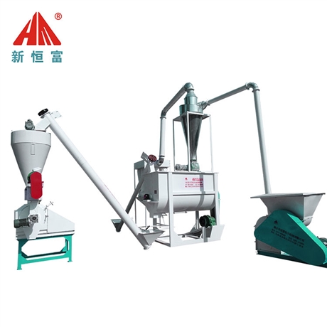 恒富机械牛马大型草粉机组 新乡草粉颗粒机厂家