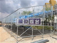 航空展线缆桥架搭建