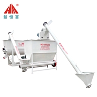 恒富机械猪粉料生产机组 卧式成套饲料设备