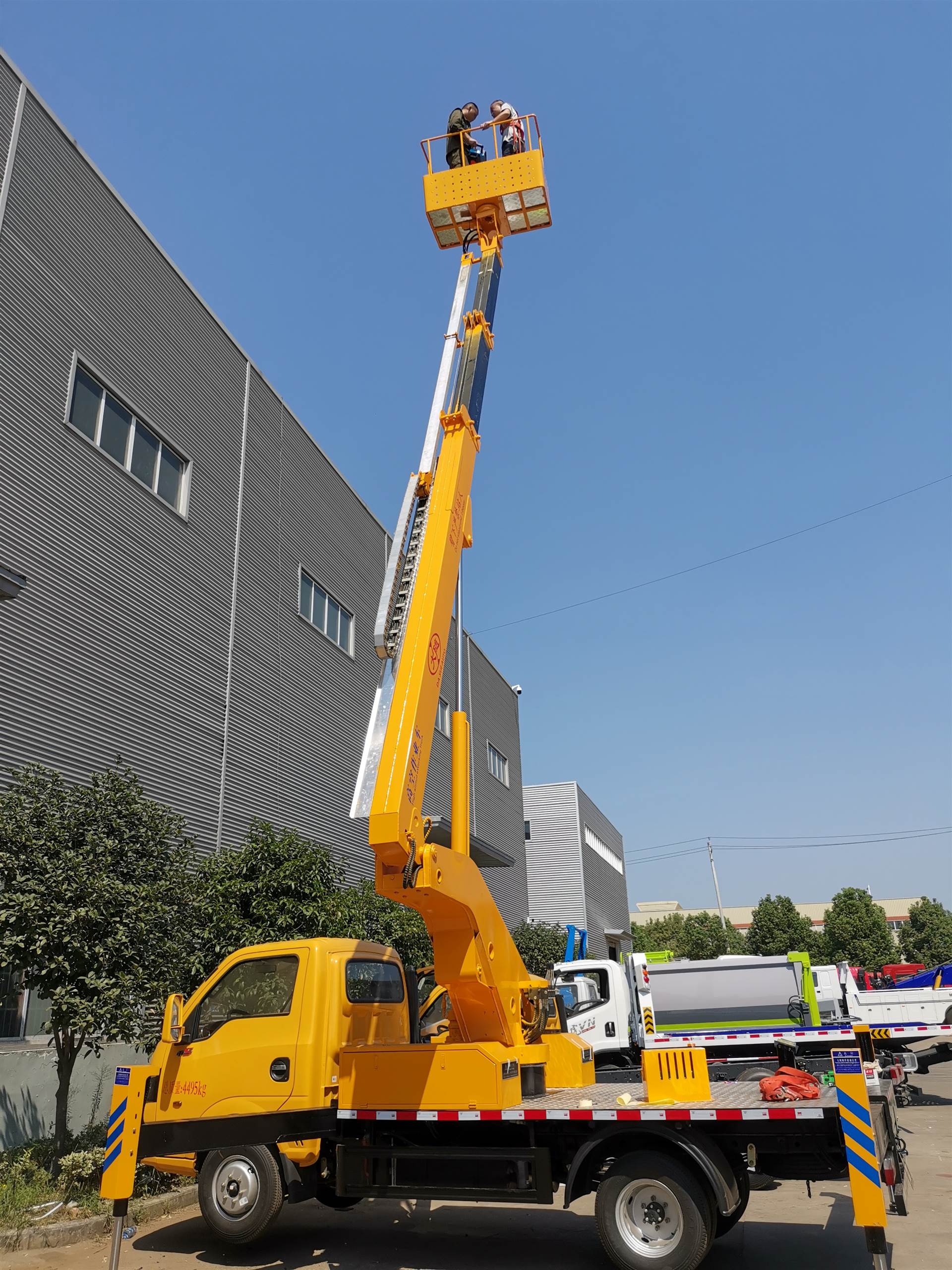 洛阳直臂高空作业车国六东风途逸单排驾驶室16米20米