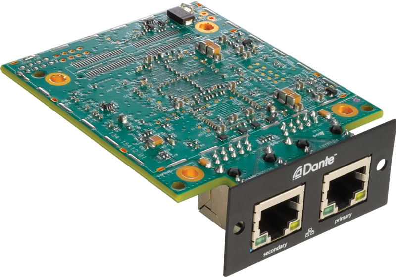 shure a820-nic-dante 舒尔dante卡 数字智能混合自动混合器 a