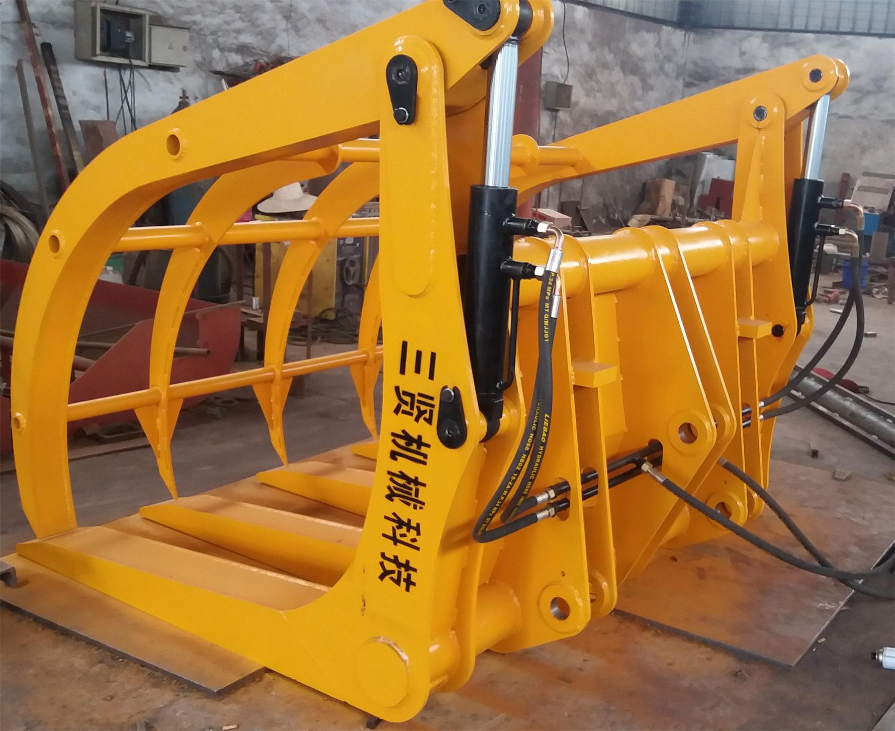 柳工50装载机抱木夹 叉车改装夹木叉 动力强劲 急速搬运