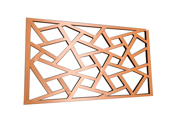 别墅万字铝花格 仿古烧焊铝花格窗