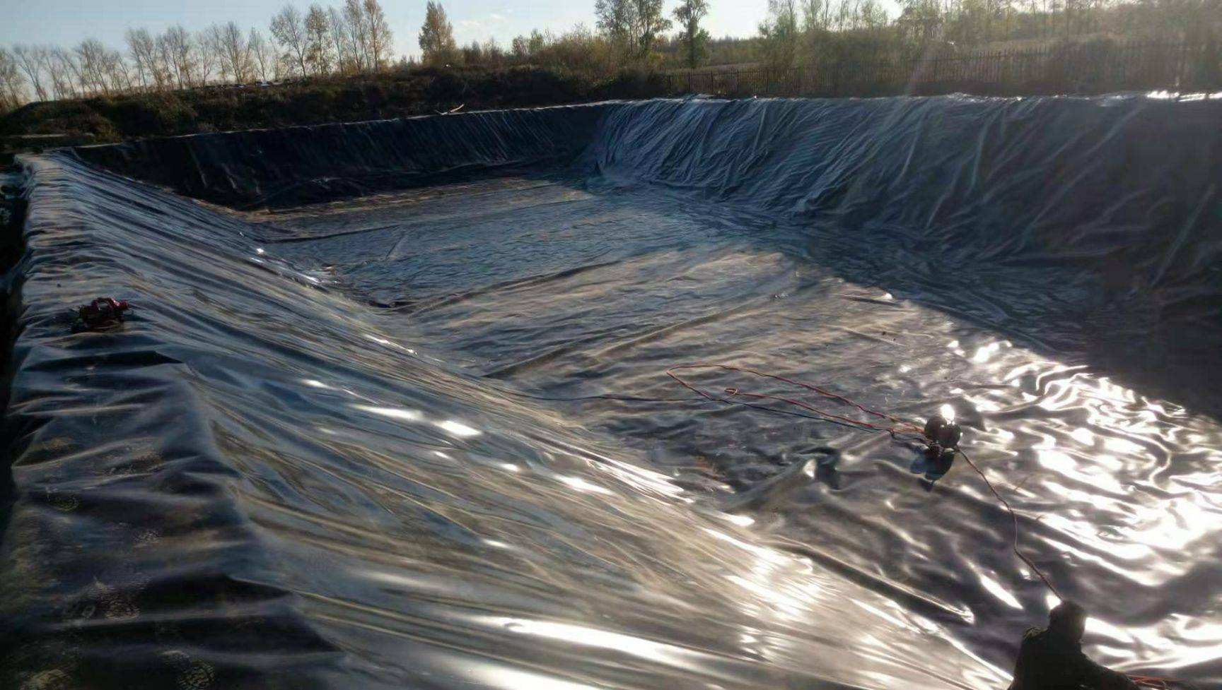 养殖塘专用防渗膜厂家锦旺加工青虾塘铺防渗膜12mm厚防渗膜