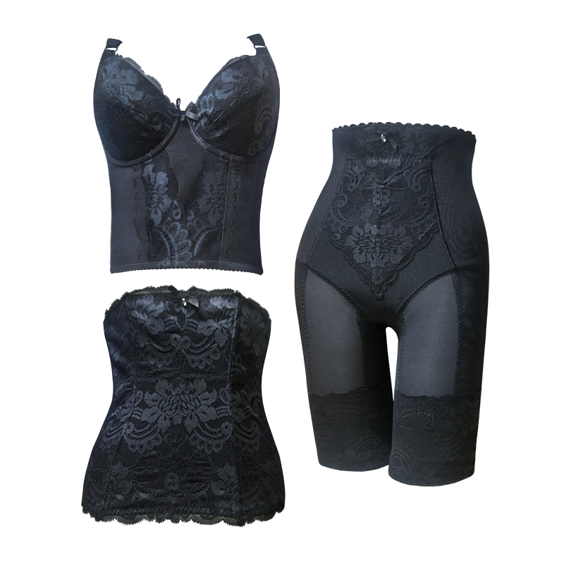 伊克温娜花漾漫语 三件套美体内衣厂家