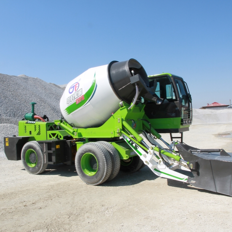 新款全自动混凝土搅拌车 多功能3.5方自上料水泥搅拌运输车