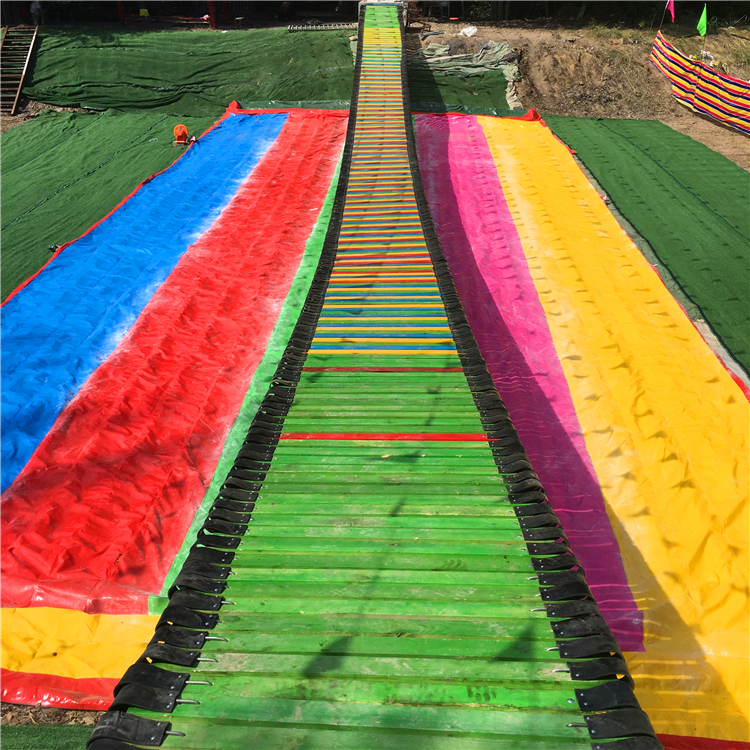 户外50米网红桥摇摆桥新款厂家供应