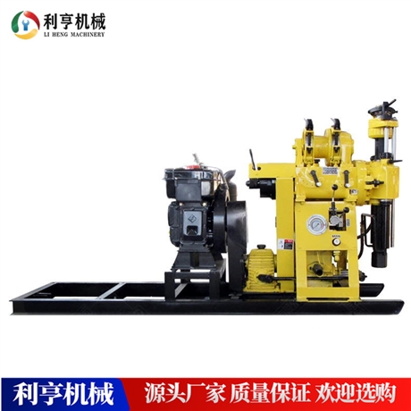 小型打井机 柴油液压水井钻机 130米深孔取芯液压钻机