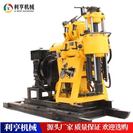 利亨柴油动力深井打井钻机 回转式岩石取芯液压打井机