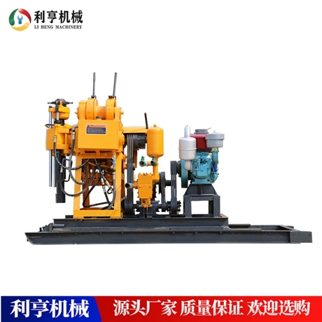 利亨供应液压水井钻机 柴油百米岩石钻井机 进尺快