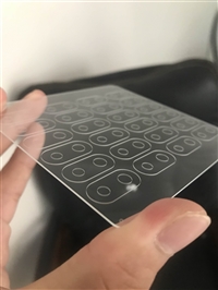 东莞健鸿切割加工玻璃蓝宝石 玻璃激光切割 摄像镜头盖板蓝宝石