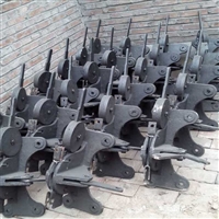 22KG卧式手动简易扳道器现货 鸿奕手动道岔扳道器好用