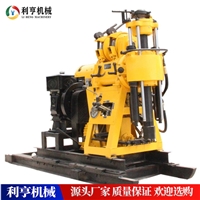 利亨柴油动力深井打井钻机 回转式岩石取芯液压打井机